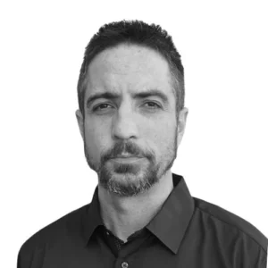 Dan French in dark shirt