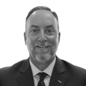 David Mitchell in suit