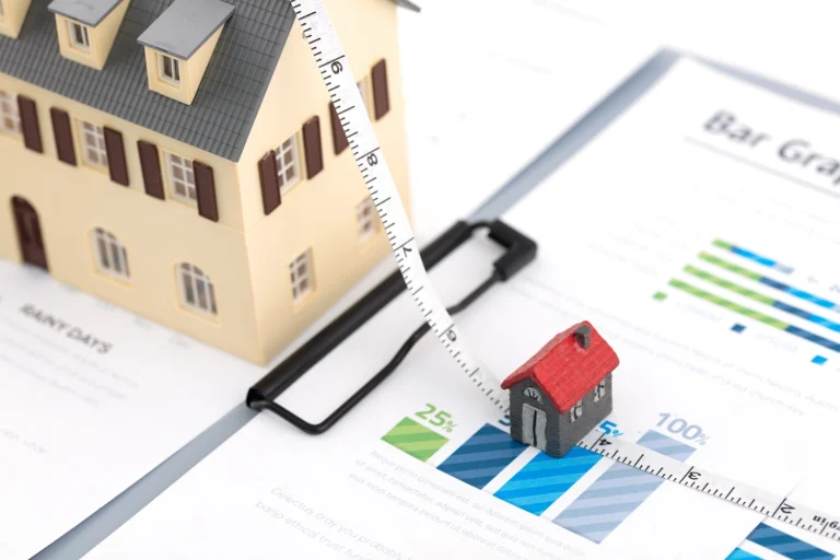 Commercial housing large and small soft ruler measurement documents.