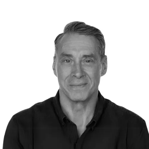 Mike Seifert headshot in black and white.