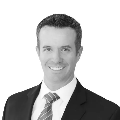 Tom Hamill headshot in black and white.