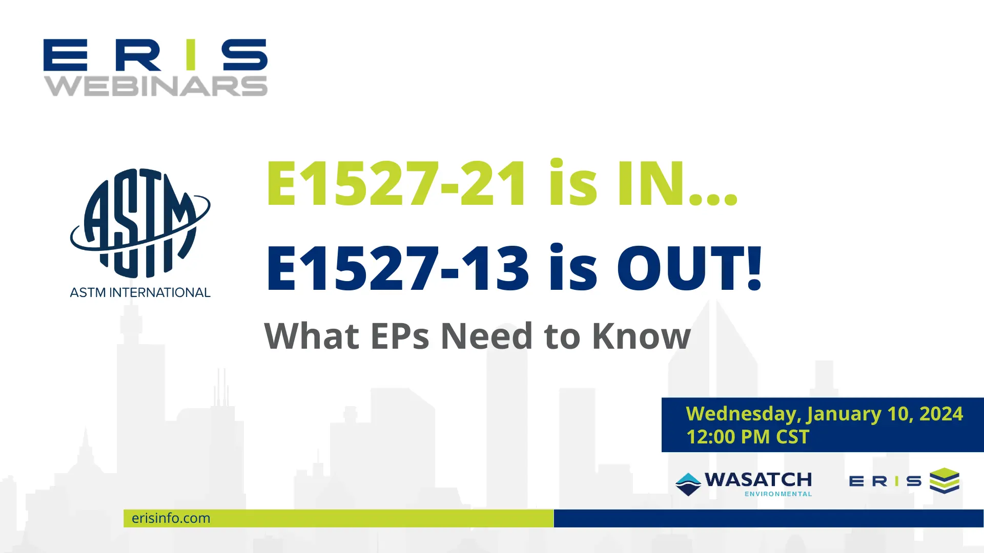 ERIS ASTM Sunset Webinar video cover.