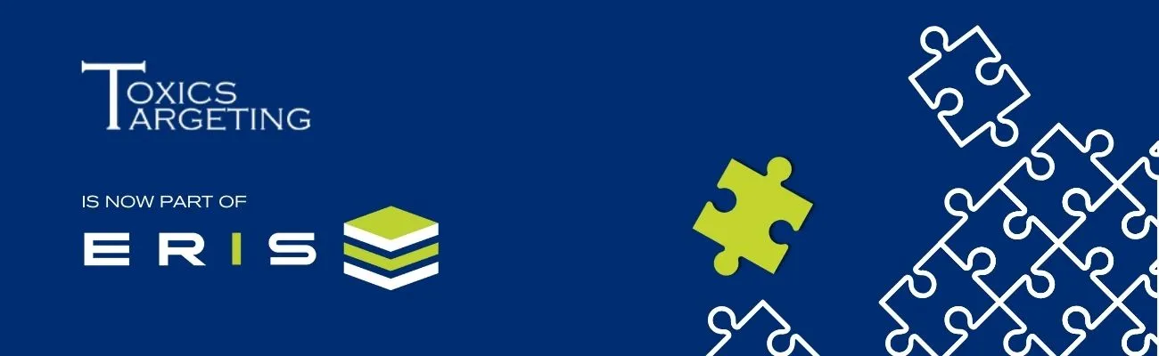 Toxics Targetting and ERIS logo on the left with puzzles image.