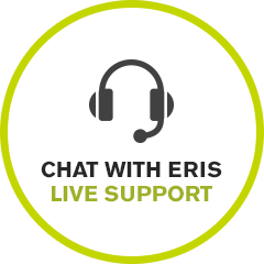 Chat with ERIS Live Support