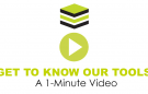 Get to know our tools. A 1-Minute Video text under play button and ERIS logo